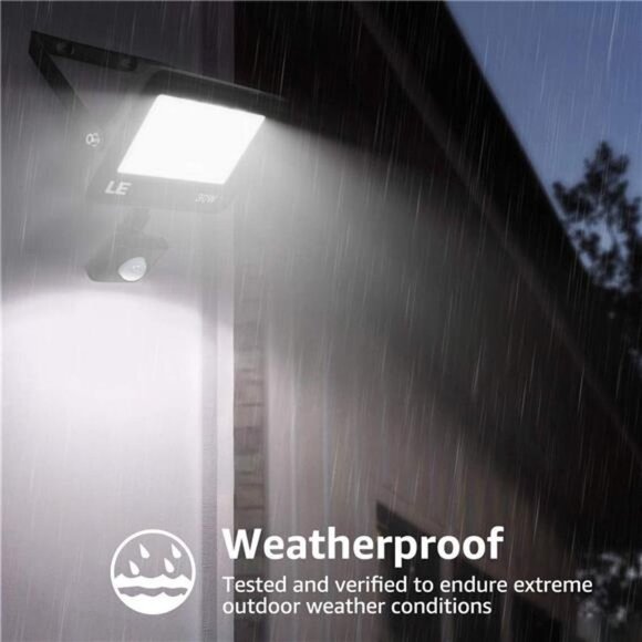 30W LED Security Lights Motion Sensor Light Outdoor, Waterproof - Picture 3 of 7